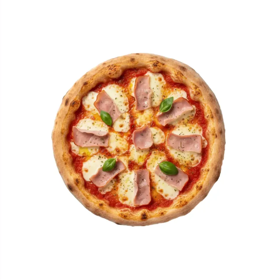 Ham pizza