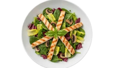 Insalata Pollo gemischter Salat mit