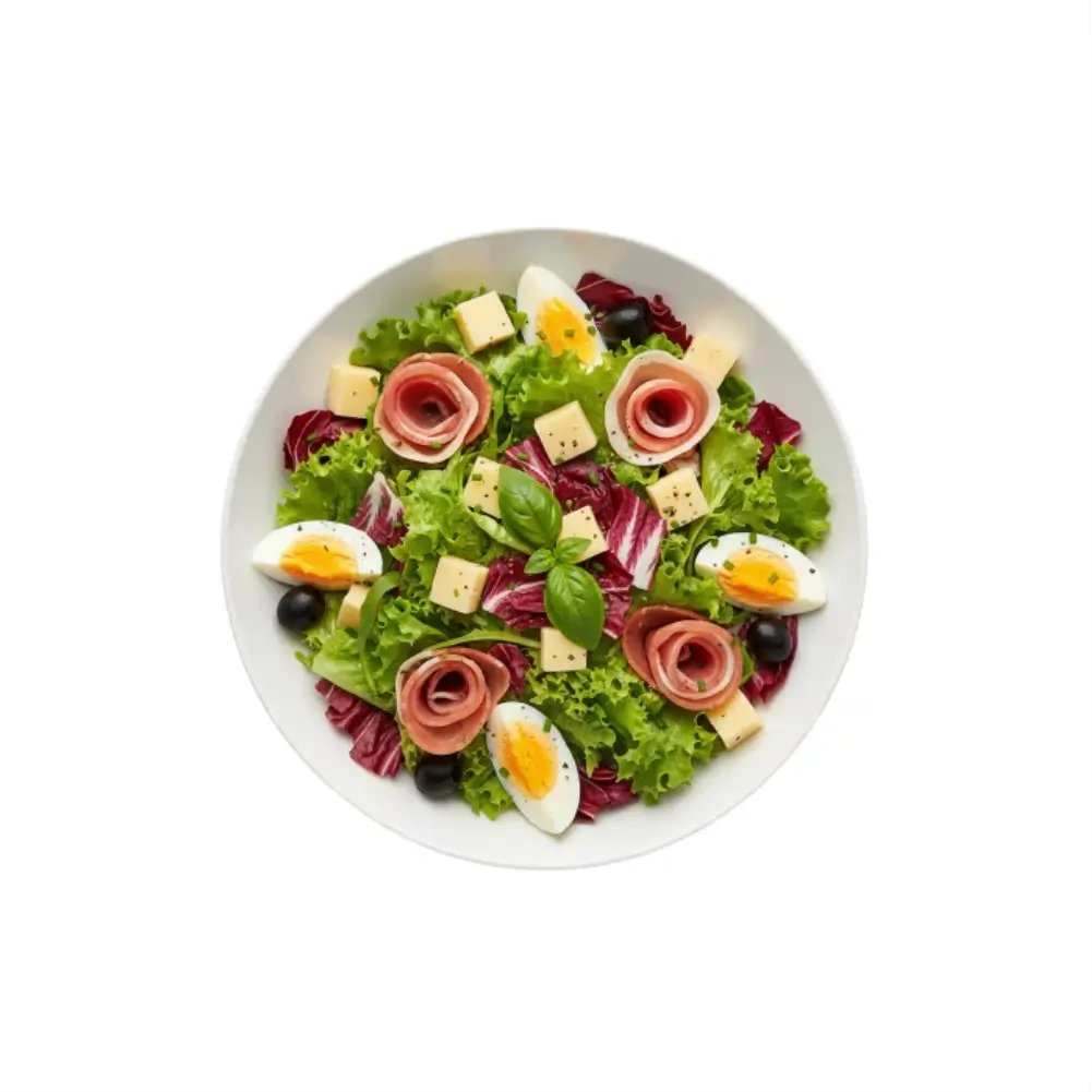 Insalata Prosciutto gemischter Salat mit