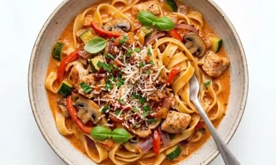 Tagliatelle pilze mit